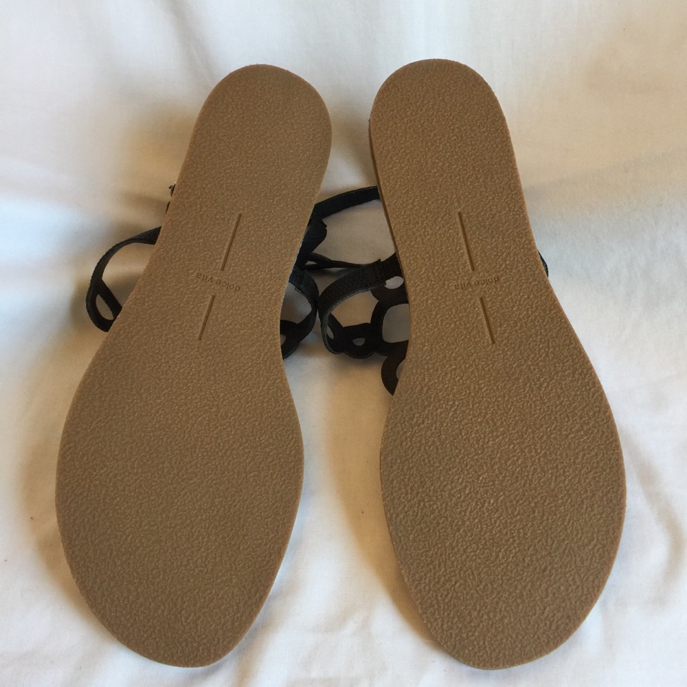 Dolce Vita Black Cutout Thong - size 9.5 remains - Picture 6 of 6